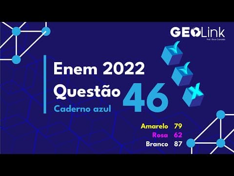 Thumbnail da aula: Enem 2022: questão 46 (Prova Azul)