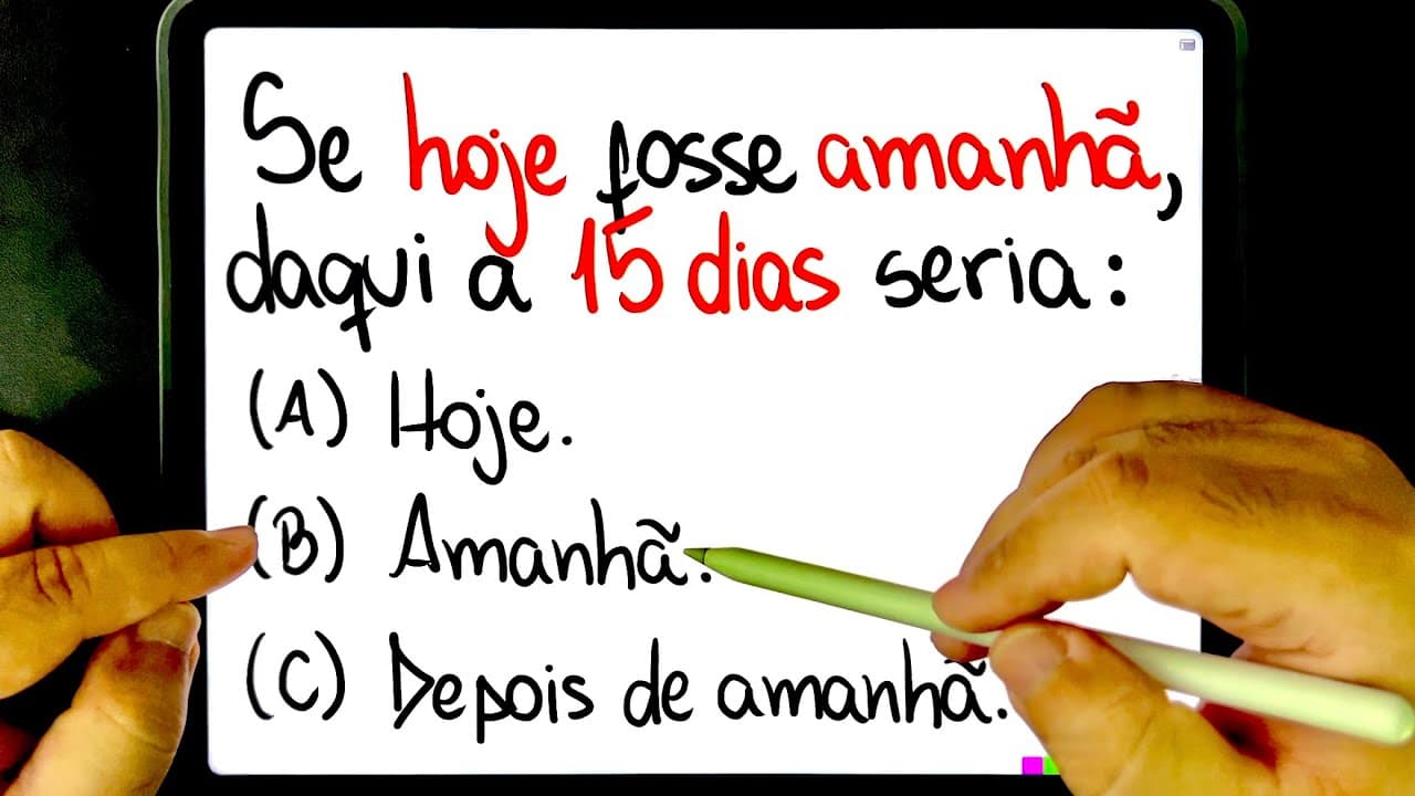 Thumbnail: 🔥 SERÁ QUE EU ERREI ESSE RACIOCÍNIO LÓGICO? Você consegue resolver?