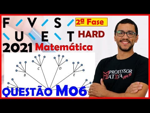 Thumbnail da aula: Segunda Fase FUVEST 2021 | Questão M04 | Matemática | Probabilidade   Questão das Industria