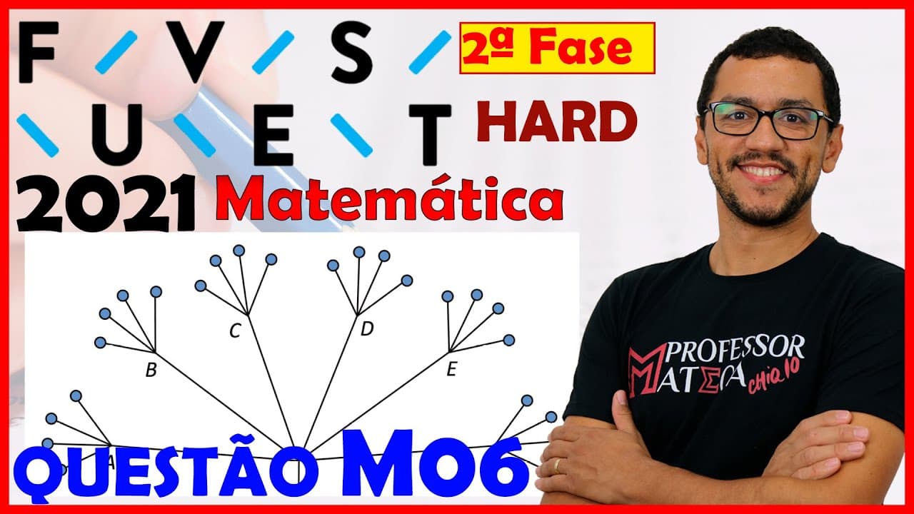 Thumbnail: Segunda Fase FUVEST 2021 | Questão M04 | Matemática | Probabilidade   Questão das Industria