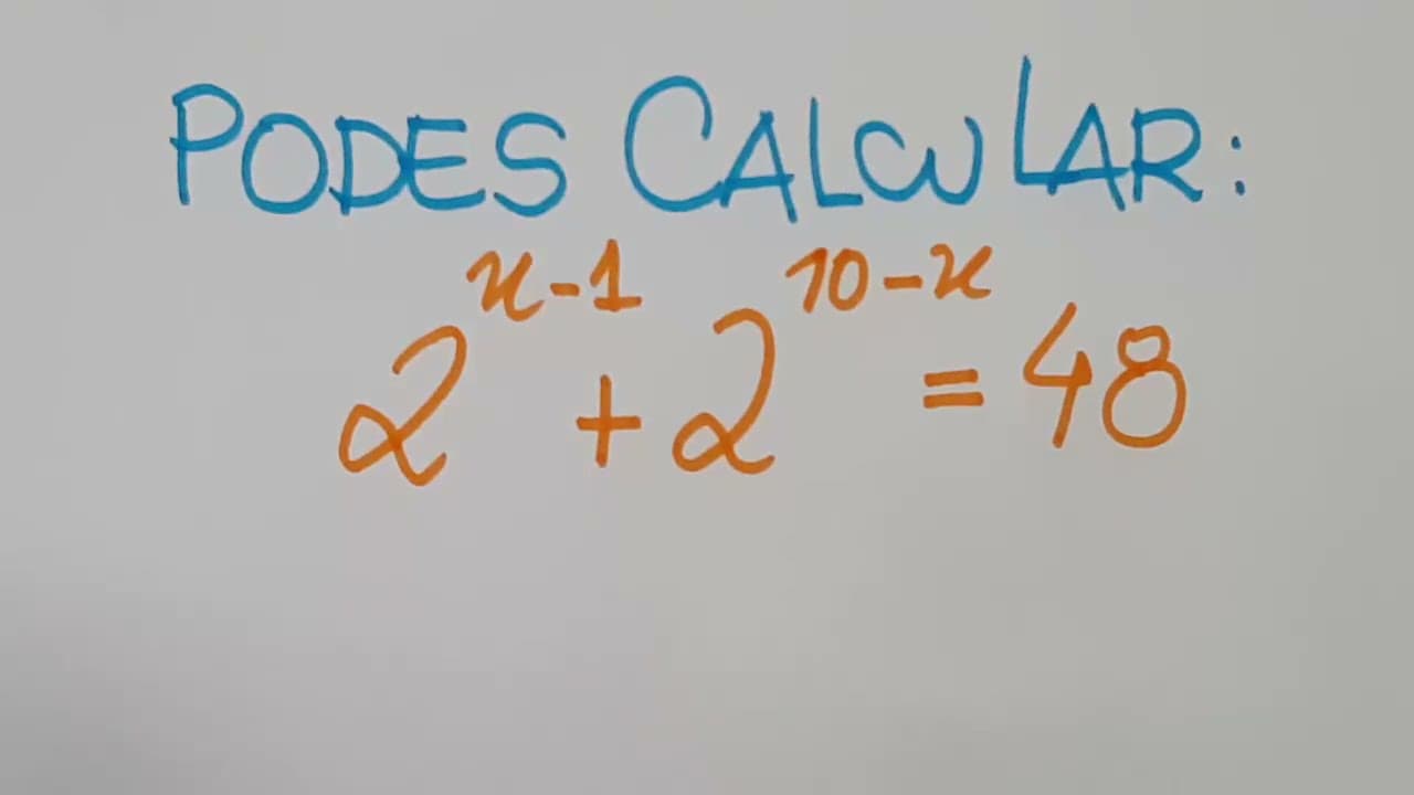 Thumbnail: 🔥 HELP MATEMÁTICA BÁSICA - Equação Exponencial com solução simples  #186
