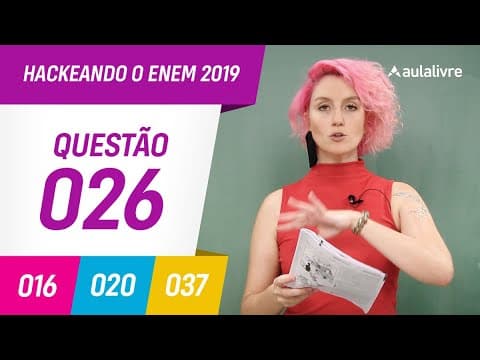 Thumbnail da aula: Enem 2019 | Português: Desenvolvimento tecnológico | Questão 26 (branco)