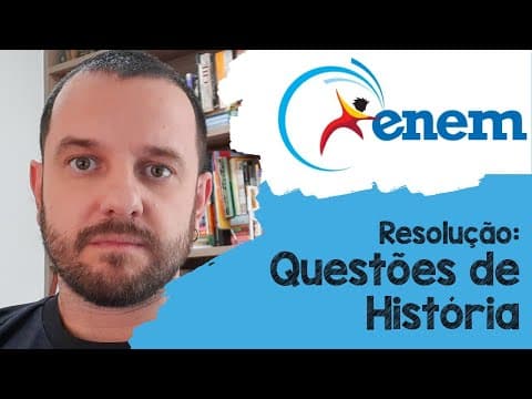 Thumbnail da aula: RESOLUÇÃO ENEM 2020 História - Ciências Humanas e suas Tecnologias (Gabarito comentado)