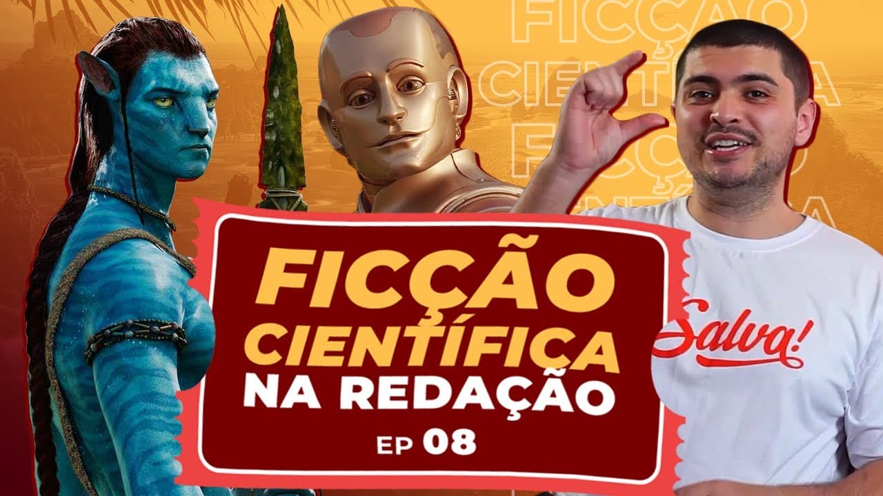 Thumbnail: Ficção Científica na Redação | Luz, Câmera, Redação | Me Salva!