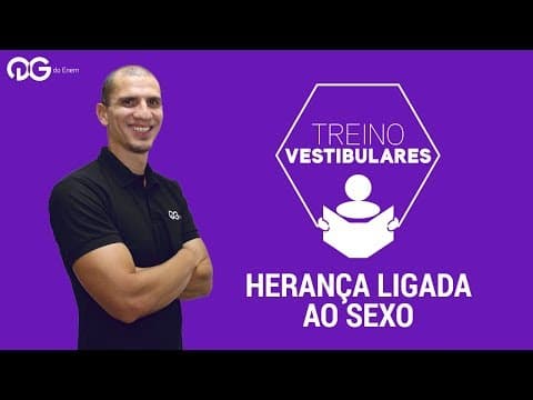 Thumbnail da aula: Treino Vestibulares UECE 2019: Herança Ligada ao Sexo | Biologia