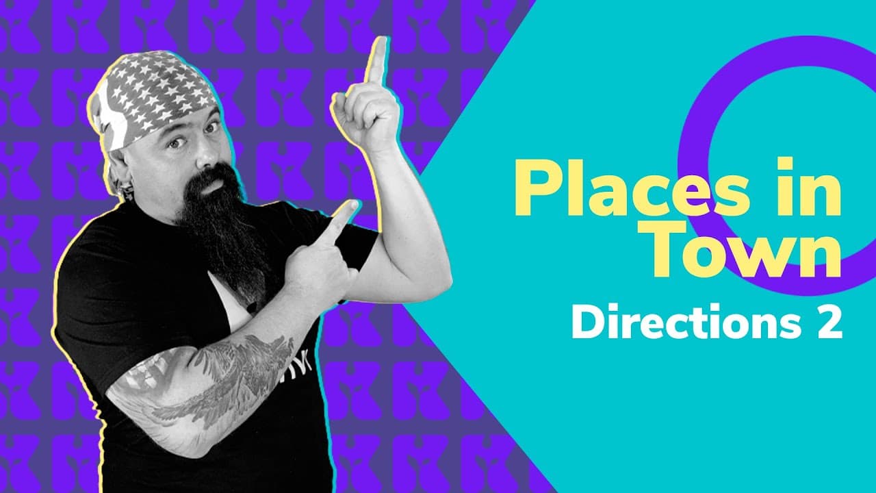 Thumbnail: Places in Town - Directions 2 | Inglês 2.0 | Aula #100