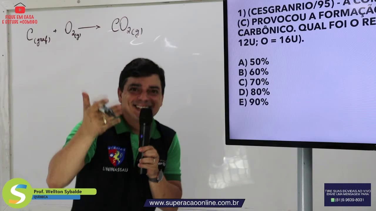 Thumbnail: QUÍMICA - 3ºANO ENS. MÉDIO (ESTEQUIOMETRIA)- 25/05/2020