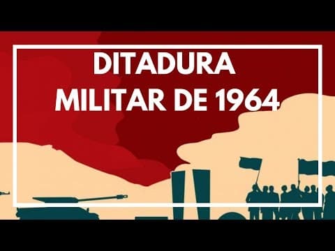 Thumbnail da aula: FAZENDO MAPA MENTAL SOBRE A DITADURA MILITAR.