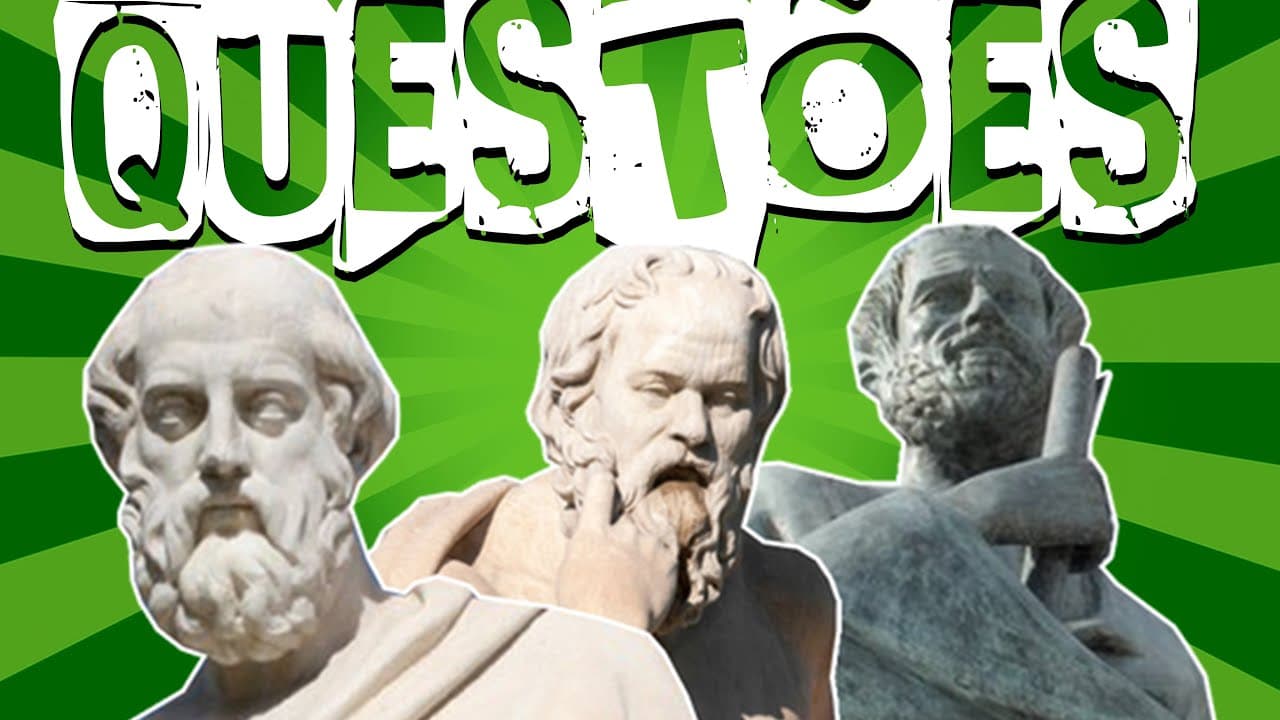 Thumbnail: RESPONDENDO QUESTÕES DE FILOSOFIA GREGA