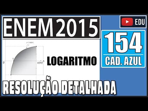 Thumbnail da aula: [ENEM 2015] 154 📘 LOGARITMO Um engenheiro projetou um automóvel cujos vidros das portas dianteiras