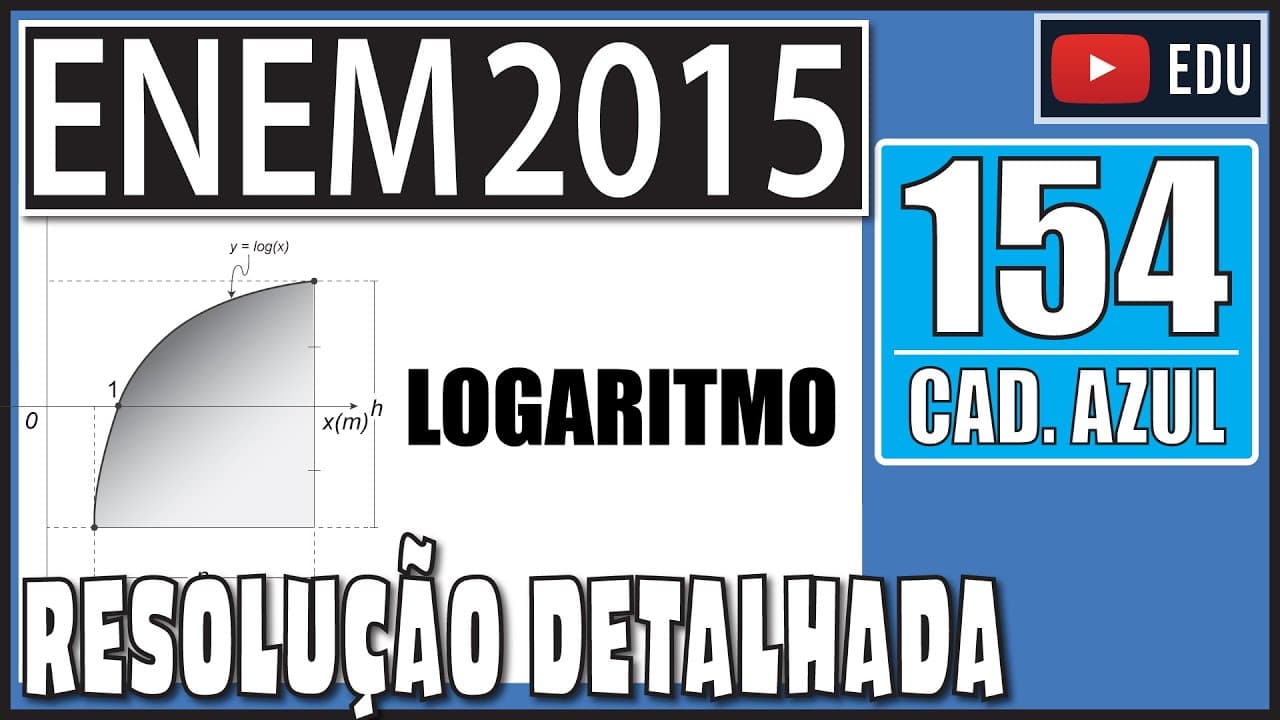Thumbnail: [ENEM 2015] 154 📘 LOGARITMO Um engenheiro projetou um automóvel cujos vidros das portas dianteiras