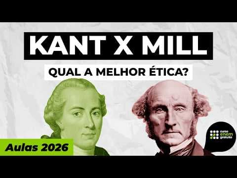 Thumbnail da aula: KANT X MILL | Filosofia para o Enem | Ernani Silva