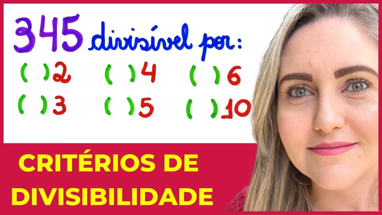 Thumbnail: SEGREDOS DA DIVISIBILIDADE DE UM NÚMERO, APRENDA DE UMA VEZ!!!!