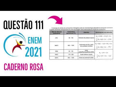 Thumbnail da aula: Enem 2021 | Questão 111 | Caderno Rosa