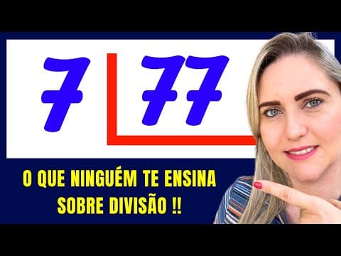 Thumbnail da aula: 🤯É POR ISSO QUE VOCÊ ERRA DIVISÃO!!  Matemática básica todo dia.📚🚀