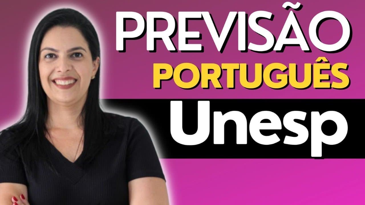 Thumbnail: UNESP 2023 - Previsão português