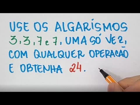 Thumbnail da aula: 🔥 HELP MATEMÁTICA BÁSICA - Descubra a Expressão #251