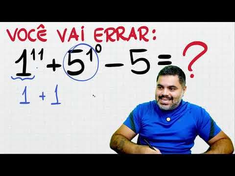 Thumbnail da aula: 🤯 VOCÊ VAI ERRAR essa Expressão Numérica aqui... ERROU?