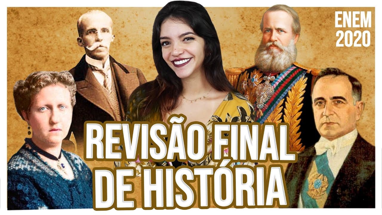 Thumbnail: 😱🔥 REVISÃO FINAL DE HISTÓRIA PARA O ENEM 2020! (Débora Aladim)