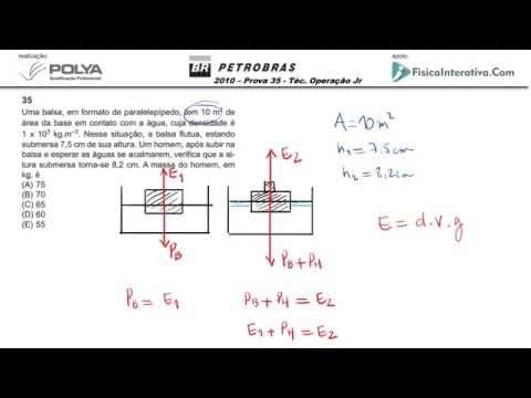 Thumbnail da aula: Hidrostática - Empuxo - Exercício Resolvido