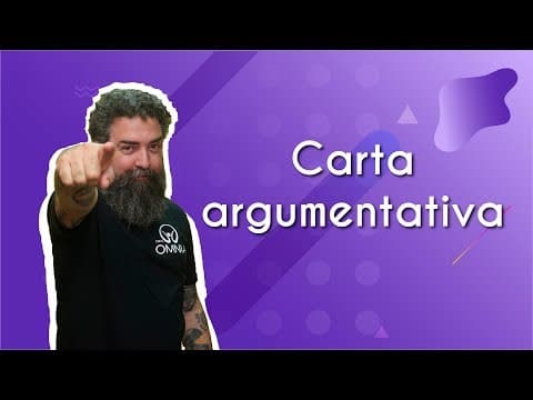Thumbnail da aula: Carta argumentativa - Brasil Escola