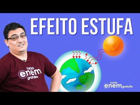 Thumbnail da aula: EFEITO ESTUFA | Resumo de Geografia para o Enem
