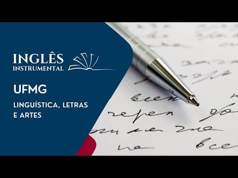 Thumbnail da aula: UFMG: Linguística, Letras e Artes