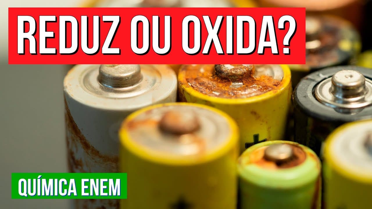 Thumbnail: POTENCIAL DE REDUÇÃO | Resumo de  Oxirredução. Química para o Enem com a professora Larissa Campos