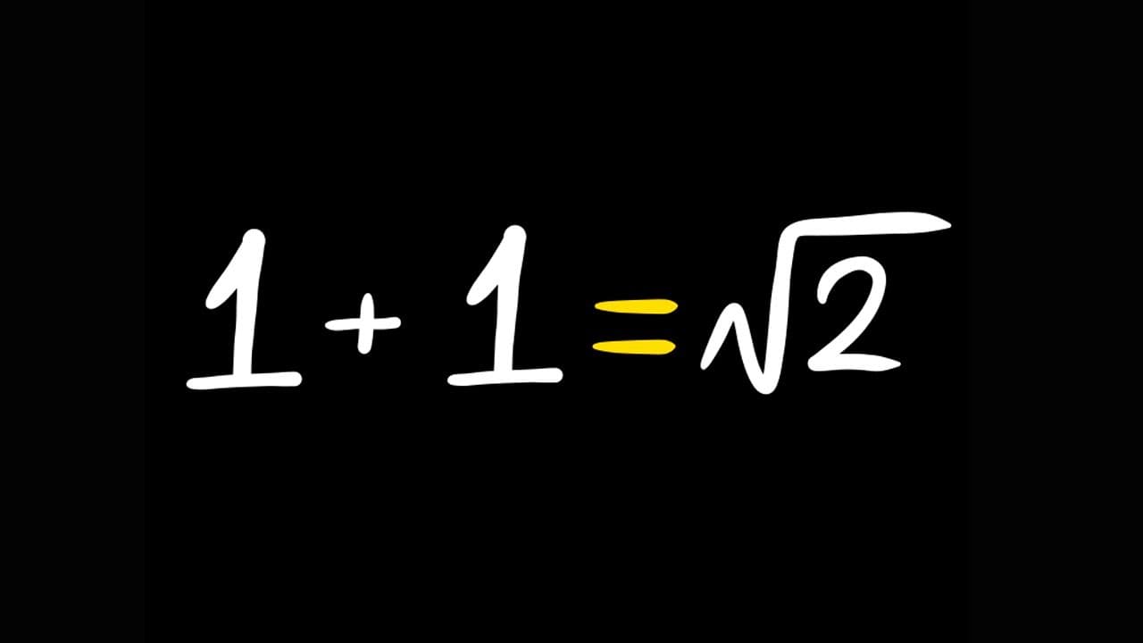 Thumbnail: A GEOMETRIA dos NÚMEROS (como 1 + 1 pode dar qualquer coisa entre 0 e 2)