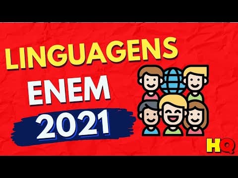 Thumbnail da aula: ENEM 2021 - Os linguistas têm notado a expansão do tratamento informal