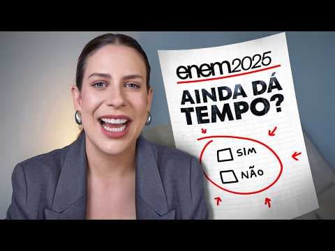 Thumbnail da aula: VOCÊ TEM 6 MESES PARA SE PREPARAR PARA O ENEM 2025 | CRONOGRAMA MÊS A MÊS