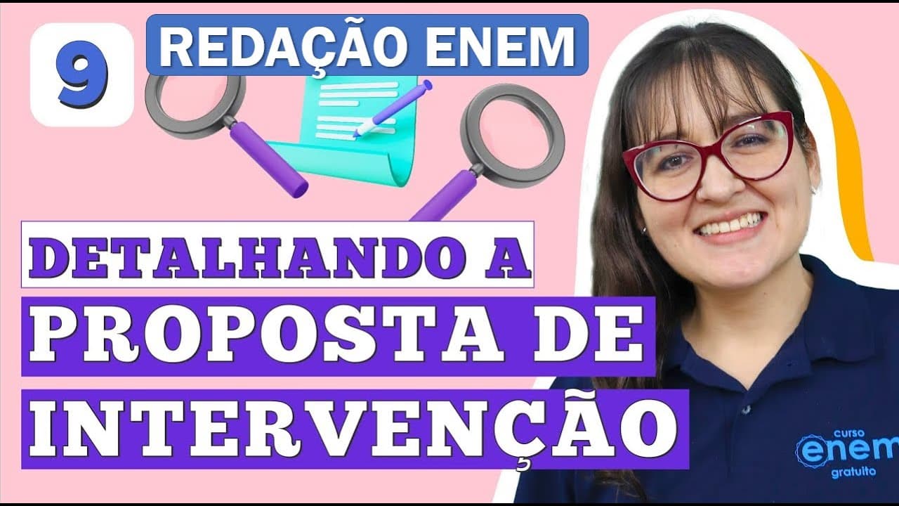 Thumbnail: COMO DETALHAR A PROPOSTA DE INTERVENÇÃO | Redação Enem Começando do Zero