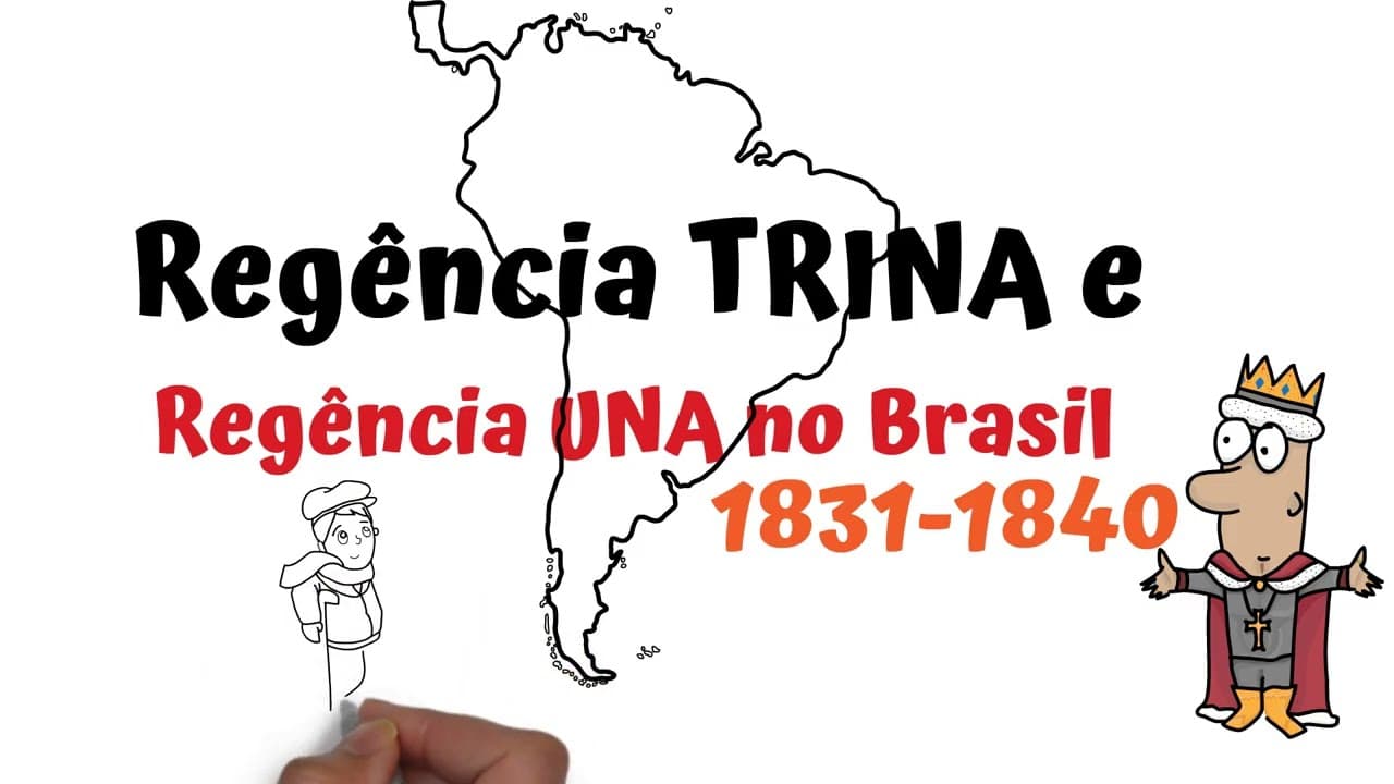 Thumbnail: Regência Trina e Regência Una no Brasil (Período Regencial – 1831 a 1840)