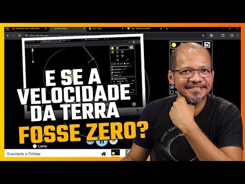 Thumbnail da aula: O que aconteceria se a velocidade da TERRA fosse zero?