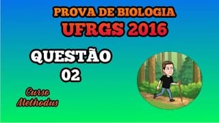 02 de 2016 da prova de biologia da UFRGS - ) O quadro abaixo refere-se aos mecanismos de