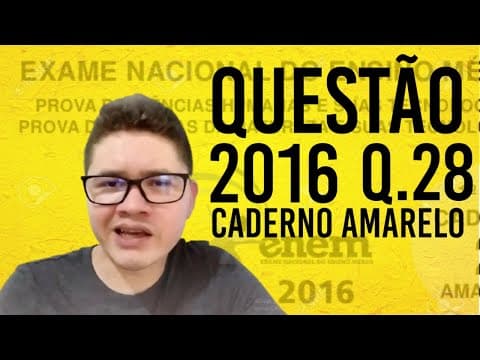 Thumbnail da aula: Sociologia no ENEM - Questão 20 [Caderno Amarelo]