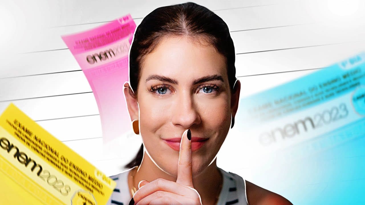 Thumbnail: O que o cursinho não TE CONTA sobre a REDAÇÃO | ENEM 2023