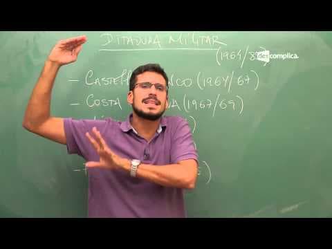 Thumbnail da aula: Ditadura Militar: Do Golpe à Abertura - Aula ao Vivo: História | Descomplica