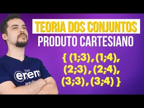 Thumbnail da aula: PRODUTO CARTESIANO | Resumo de Matemática para o Enem