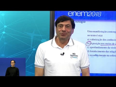 Thumbnail da aula: Objetivo Oficial - Resolução Comentada - Filosofia e Sociologia - ENEM 2018 - 1º Dia