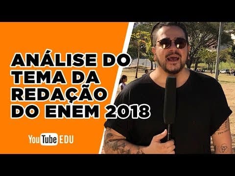 Thumbnail da aula: Tema da Redação 2018: Manipulação do comportamento do usuário - Enem