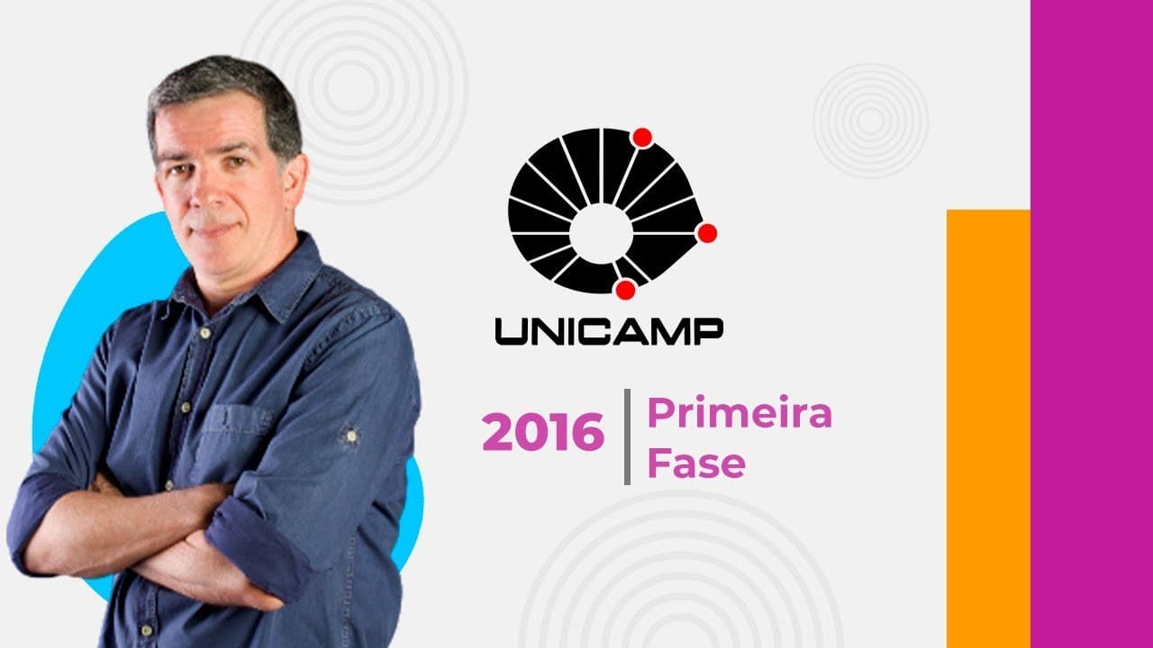 Thumbnail: Unicamp 2016 Primeira Fase [ parte 3 ] Professor Pinguim