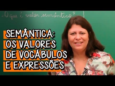 Thumbnail da aula: O que é Semântica? - Extensivo Português | Descomplica