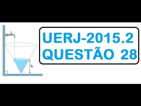 Thumbnail da aula: QUESTÃO 28 RESOLVIDA (GEOMETRIA ESPACIAL) UERJ 2015 MATEMÁTICA 2° EXAME DE QUALIFICAÇÃO