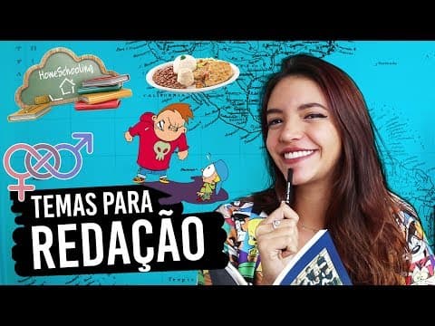 Thumbnail da aula: TEMAS PARA A REDAÇÃO DO ENEM - EDUCAÇÃO! (Débora Aladim)