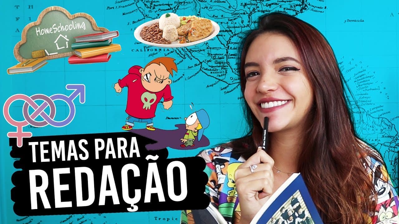 Thumbnail: TEMAS PARA A REDAÇÃO DO ENEM - EDUCAÇÃO! (Débora Aladim)