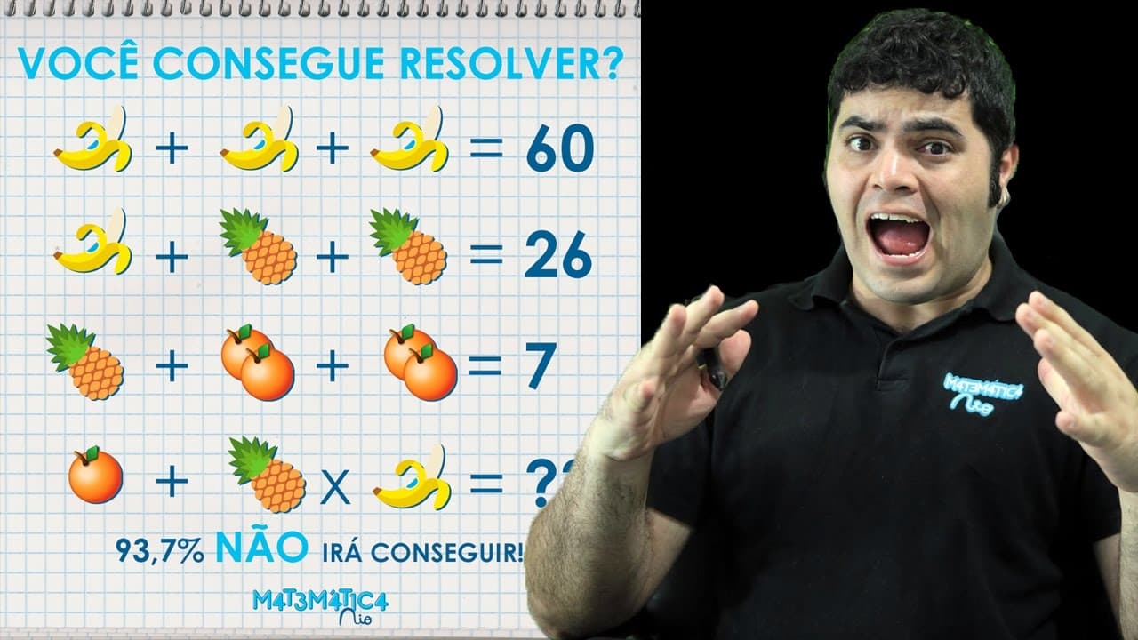 Thumbnail: Você Consegue Resolver o Problema da Salada de Frutas?