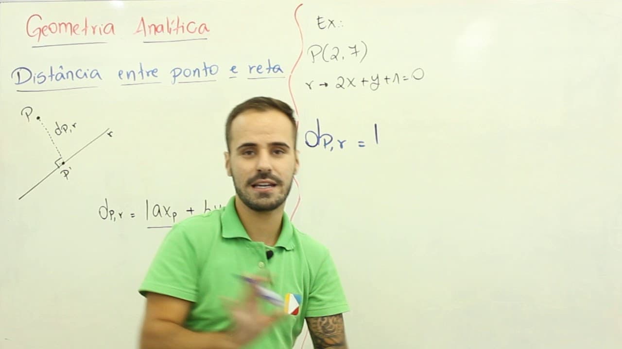 Thumbnail: Matemática - Geometria analítica - Distância entre ponto e reta