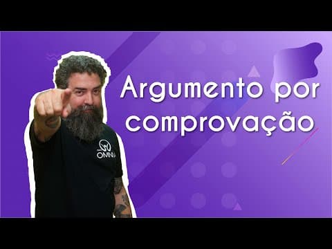 Thumbnail da aula: Argumento por comprovação - Brasil Escola