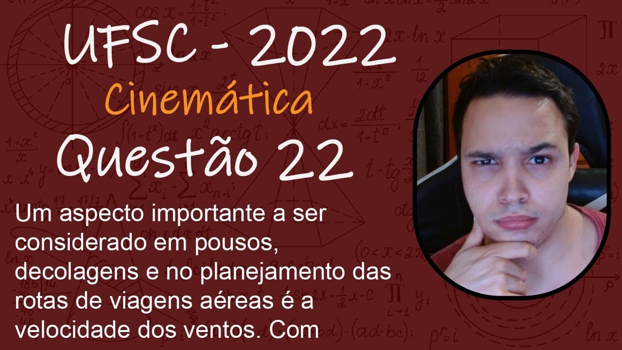 Thumbnail: UFSC 2022 - Um aspecto importante a ser considerado em pousos, decolagens e no planejamento das